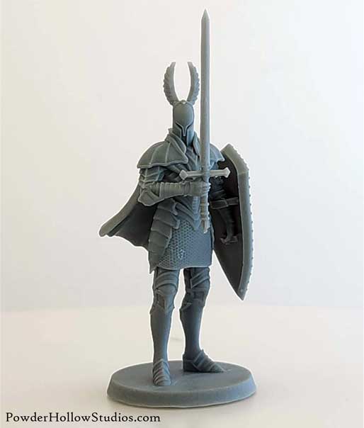 Skull Dice - White Resin with Black Skull Design