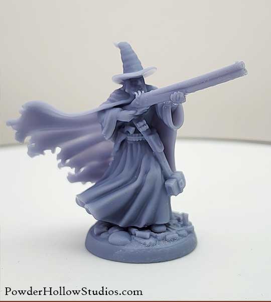 Skull Dice - White Resin with Black Skull Design