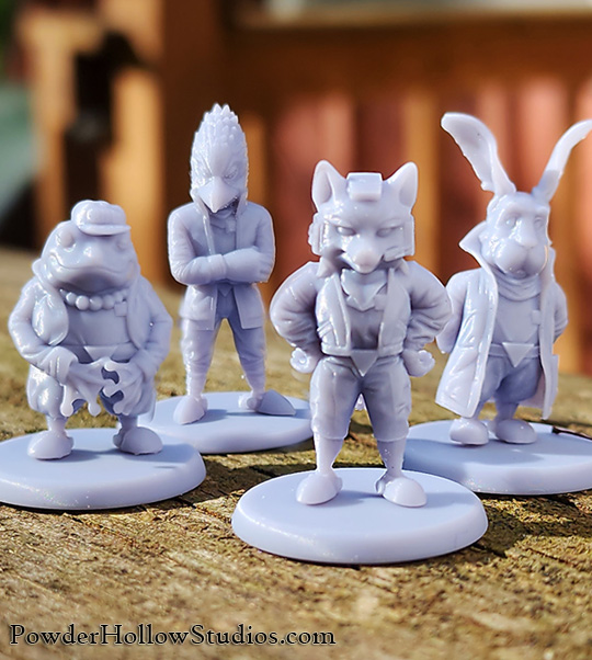Star Fox Team Miniatures